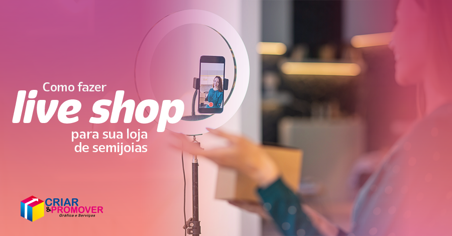 como fazer live shop