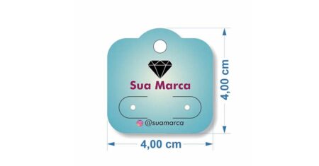 Tag para Brinco 4x4cm